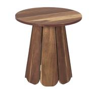 AltoBuy LYLIAN - Table d'appoint en MDF Aspect Noyer