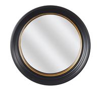 AltoBuy Miroir Convexe Rond Noir et Or Ø40,5cm