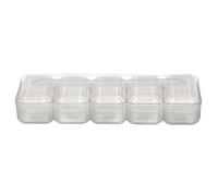 AltoBuy Moules à sushis 5 portions en Plastique Transparent