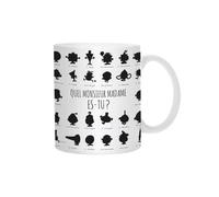 AltoBuy Mug thermoreactif 30 cl en céramique Blanc avec Personnages Mrs et mme