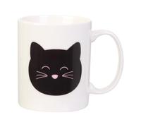 AltoBuy Mug thermoreactif 30 cl en céramique Blanc avec Un Chat