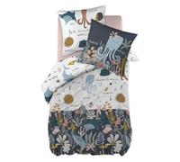 AltoBuy Nemo - Parure de Lit Imprimé Océan Housse de Couette 140x200cm + 1 Taie d'oreiller