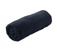 OUREA - Drap Housse 140x190cm Gaze de Coton Minuit -