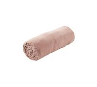 AltoBuy OUREA - Drap Housse 90x200cm Gaze de Coton Guimauve