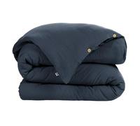 AltoBuy OUREA - Housse de Couette 260x240cm Gaze de Coton Minuit