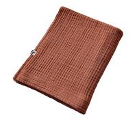 AltoBuy OUREA - Serviette de Bain 90x150cm Gaze de Coton Terracotta