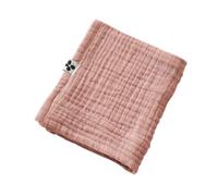 AltoBuy OUREA - Serviette Invité 30x50cm Gaze de Coton Rose pêche