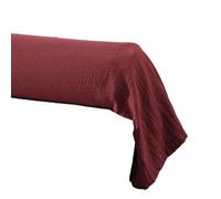 AltoBuy OUREA - Taie de Traversin 43x185cm Gaze de Coton Lie de Vin