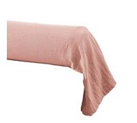 OUREA - Taie de Traversin 85x185cm Gaze de Coton Rose Pêche -