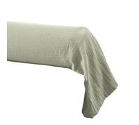 AltoBuy OUREA - Taie de Traversin 43x185cm Gaze de Coton Vert d'eau