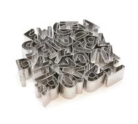 AltoBuy Pack de 26 emporte-pièces Alphabet en INOX