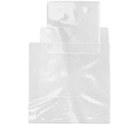 ALTOBUY Pack de 3 couvercles en silicone extensibles carrés 22-26-30 cm Transparent Transparent