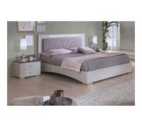 AltoBuy PANACA - Ensemble Lit 160x200cm avec LEDs + 2 Chevets