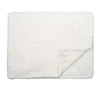 AltoBuy Plaid Polaire 140x200cm Crème Motifs Embossés