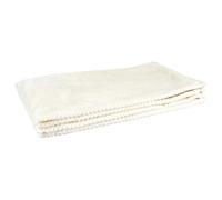 Plaid Ultra Doux 120x150cm Nid d'abeille Crème