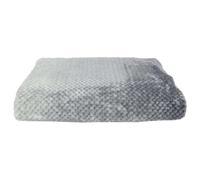 AltoBuy Plaid Ultra Doux 150x200cm Nid d'abeille Dégradé Gris Blanc