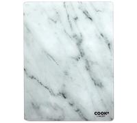 AltoBuy Planche à découper en Verre trempé Effet marbre