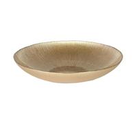 AltoBuy Plat Creux en Verre Doré Ø40cm - Castel