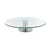 AltoBuy Plateau Tournant en Verre Ø30cm sur Pied