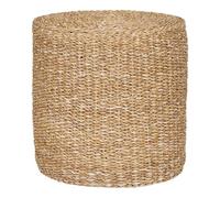 RIVALIA - Pouf en jonc de mer naturel tressé Ø40cm -