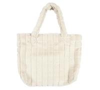 AltoBuy Sac fluffy en fausse fourrure crème en polyester