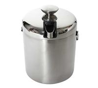 AltoBuy Seau à Glace en Métal avec Couvercle et Pince - Punch