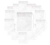 AltoBuy Set de 40 sachets de thé en Papier Blanc à Usage Unique