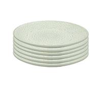 AltoBuy Set de 6 Assiettes Plates en céramique Verte Motif Mandala (Ø27 cm) - AKKA