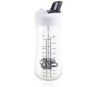 ALTOBUY Shaker avec bec verseur et mélangeur transparent gris blanc Transparent