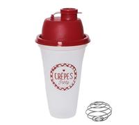 AltoBuy Shaker gradué pour pâte à crêpes en Plastique translucide et Rouge