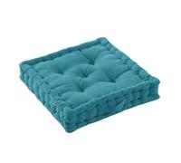 AltoBuy Sophie - Coussin de Sol 50x50cm Coton Coloris Paon