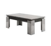 AltoBuy Table Basse Design Aspect béton ciré 2 Tons - Hampton