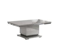 AltoBuy Table Basse Pied Central Aspect Ciment et Anthracite - LIBECCIO