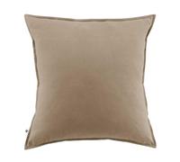 AltoBuy Taie d'oreiller 63x63cm en Flanelle de Coton Coloris Ficelle - Hedda