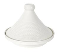 AltoBuy Tajine en céramique Coloris Blanc (Ø25,5 cm)