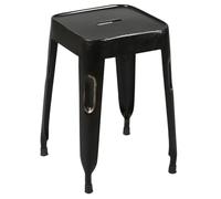 AltoBuy TOLGA - Tabouret Industriel Noir Aspect Vieilli