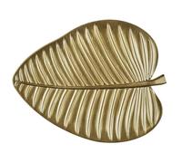 AltoBuy Vide-Poche en Bois Feuille Dorée 30,4cm