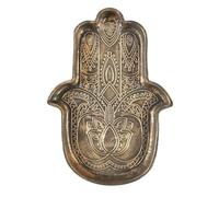 AltoBuy Vide-Poche Main de fatma Finition argentée en céramique