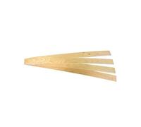 ALTOLATTES - Lot de 4 Lattes 68 cm Pour Sommier Largeur 70 ou 140cm - Altobuy Marron