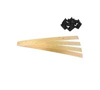 AltoBuy ALTOLATTES - Lot de 4 Lattes 68cm + 8 Embouts Noirs