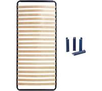 Lit 1 place Altobuy ALTOLATTES - Pack Sommier 20 Lattes 90x190cm + Pieds bleus -