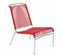 Altorfer Lounge chaise Outdoor Embru Rouge trafic RAL 3020 - EMBRU 1021002 RAL 3020
