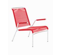 Altorfer Lounge fauteuil Outdoor Embru Rouge trafic RAL 3020 - EMBRU 1021005 RAL 3020