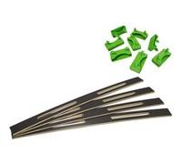 Lattes Altobuy ALTOZONE - Lot de 4 Lattes Epaule 88cm + 8 Embouts Verts -