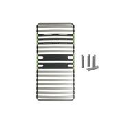ALTOZONE - Pack Sommier 16 Lattes 90x190cm + Pieds Gris -