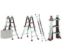 Altrex 503734 Varitrex Tele PRO+ Échelle Télescopique Pliante - Hauteur De Travail Max. 4,9 M - 4x4 Échelons