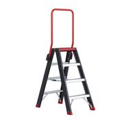 Altrex Taurus TDO 4 Escabeau Double - Aluminium Avec Revêtement - 2 X 4 Marches - Hauteur De Travail Max. 2,95 M