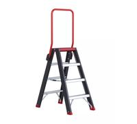 Altrex Taurus TDO 4 Escabeau Double - Aluminium Avec Revêtement - 2 X 4 Marches - Hauteur De Travail Max. 2,95 M