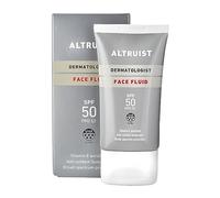 Altruist Dr. Andrew Birnie Crème solaire fluide SPF 5 étoiles Protection du visage UVA Premium antioxydant, blanc, non parfumé, 50 ml