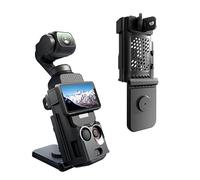 ALTSON Support magnétique pour DJI Osmo Pocket 3, DJI Osmo Pocket 3 - Adaptateur d'extension Multifonction - Base magnétique réglable à 180° - Vis de 6,35 mm et Support Gopro - Support de Bureau